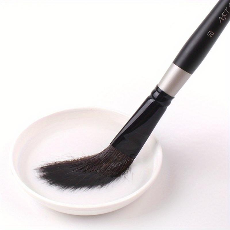 1 шт., акварельная ручка с беличьими волосами, стиль кинжала, художественная профессиональная художественная кисть для рисования