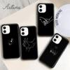 Минималистичный чехол для телефона с парой рук для iPhone 11 12 13 14 Pro Max mini X XR XS SE 2020 6S 7 8 Plus Samsung S21 S22