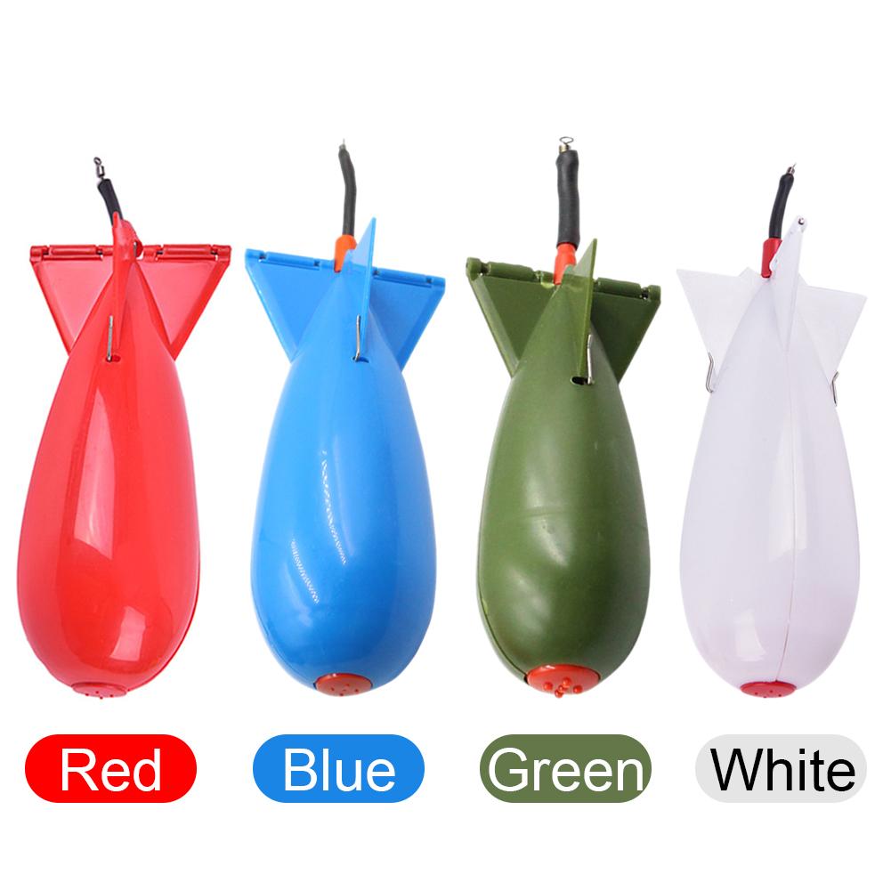 Кормушка-ракета для ловли карпа Spod Bomb Float Lure Bait Holder Spomb Pellet Feeders Fishing Tack Feeders Fishing Accessories
