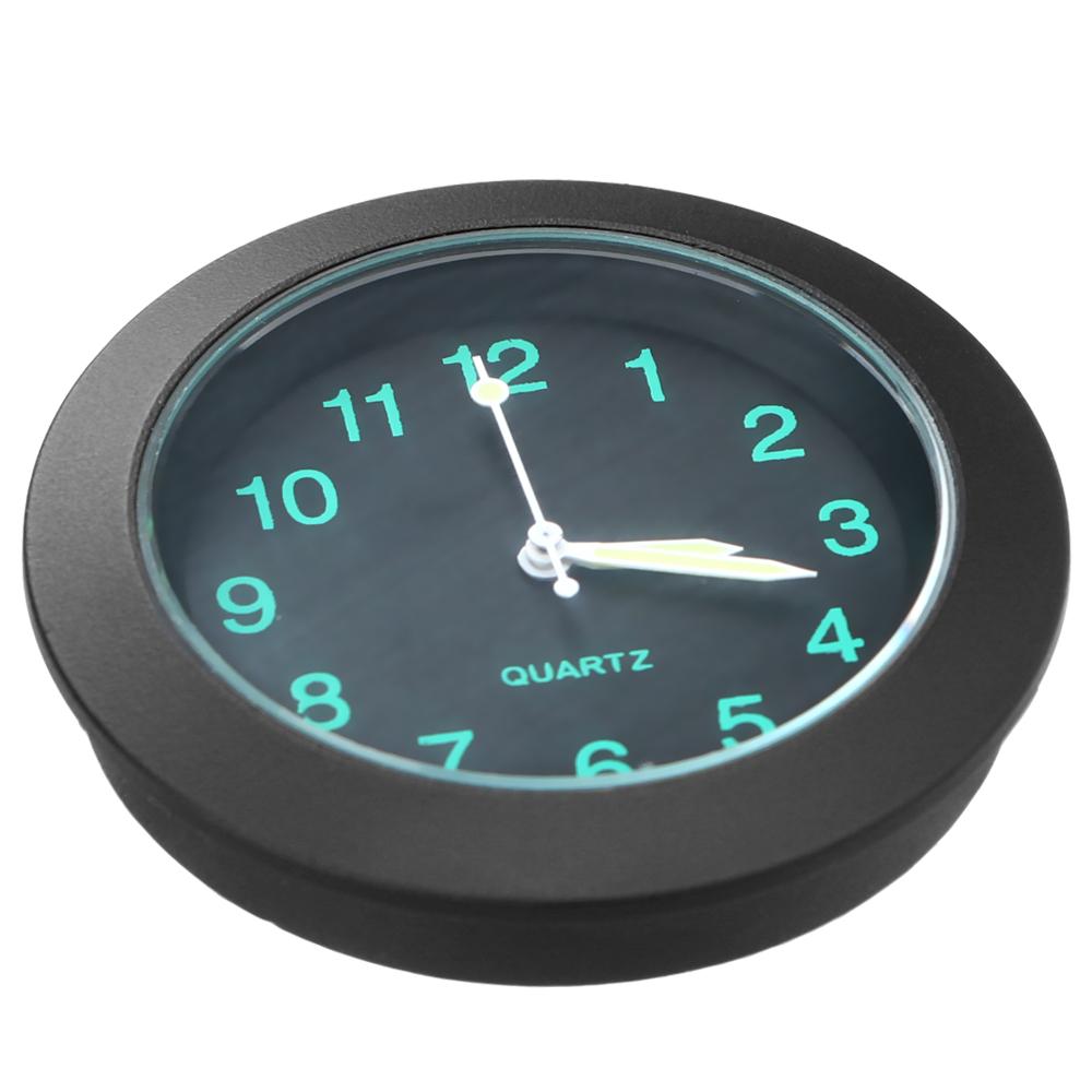 Aluminum Bicycle Watch Black/ Silver Waterproof Motorcycle Handlebar Quartz Clock