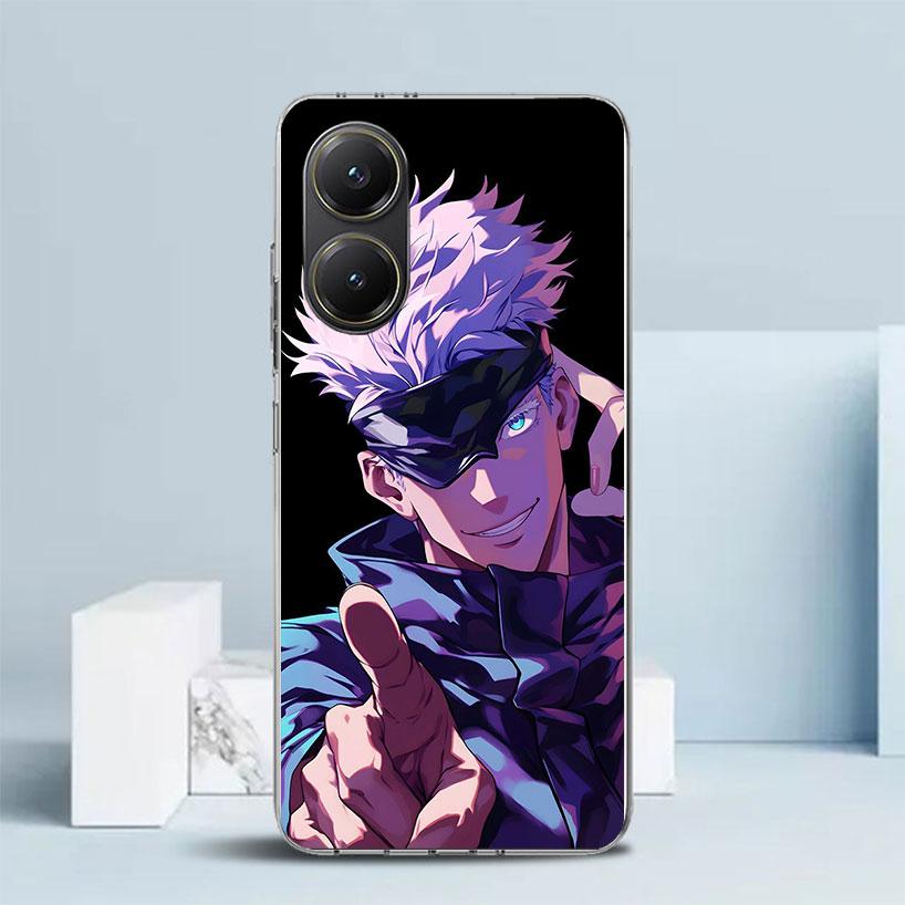 Kaisen J-Jujutsu Годжо Сатору Чехол для телефона для Xiaomi Poco F7 Ultra X5 X6 X7 Pro M7 Redmi 15C 15 13C 13 12C 12 10C 10 10A 9 9C 9A 9