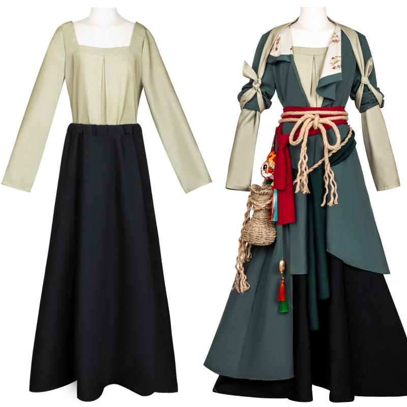 Ретро китайский косплей-наряд Аниме конвентный наряд Смесь полиэстера Художественный костюм для ролевой игры