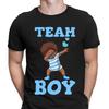 Gender Reveal Team Boy Baby Party Funny Dabbing Novelty Mens T-Shirts Tee Top D