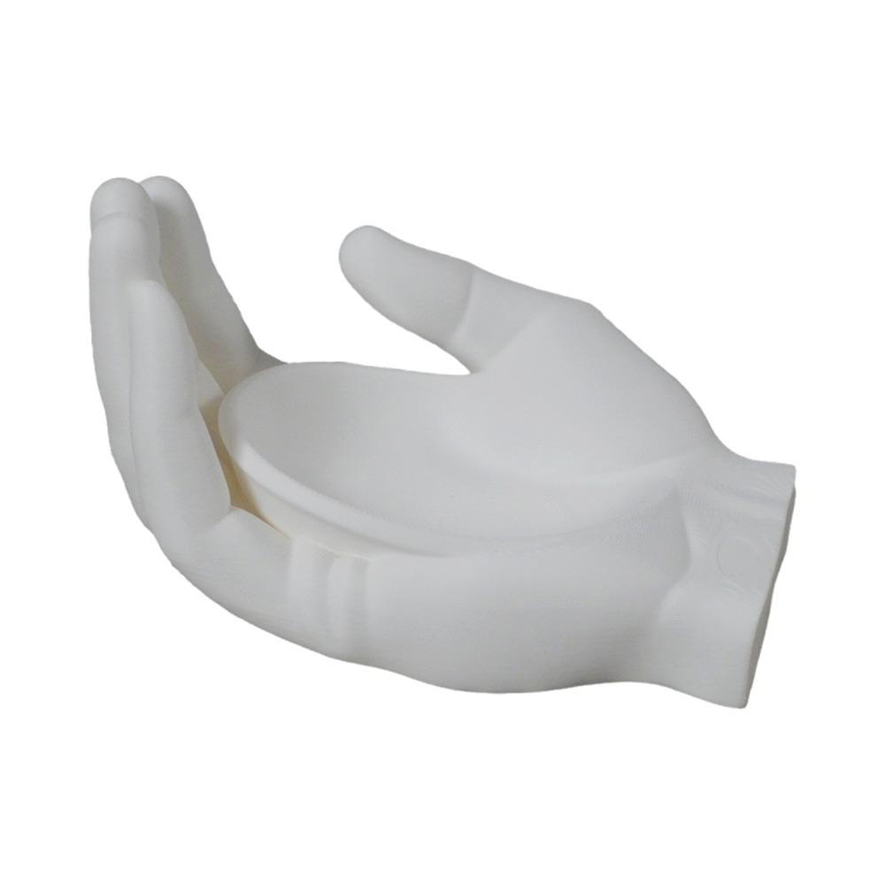 Palm Shaped Jewelry Storage Tray Plastic 3D Printing Palm Ornament Minimalist Decorative Key Ring Storage Tray Home Decoration