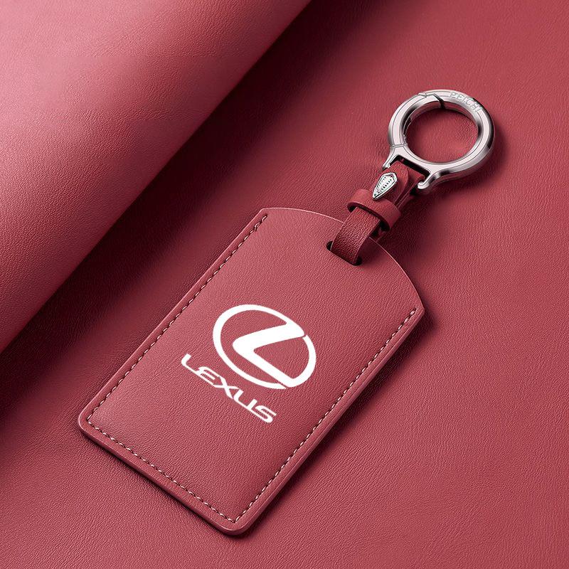 ZAG1 2026 Hot Interior Stickers New Leather Car Smart NFC Card Key Cover Case Protector Shell Fob For Lexus F Sport ES LM GS IS NX RX