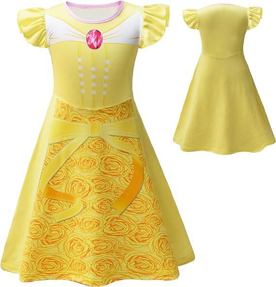 Girls Princess Dress for Birthday Party and Halloween Costume