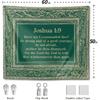 NIPINUS Christian Wall Tapestry with Bible Verses - Joshua1:9,Large tapestry wall hanging,Green Retro Motivational Flags Tapestry for Bedroom, Dorm,
