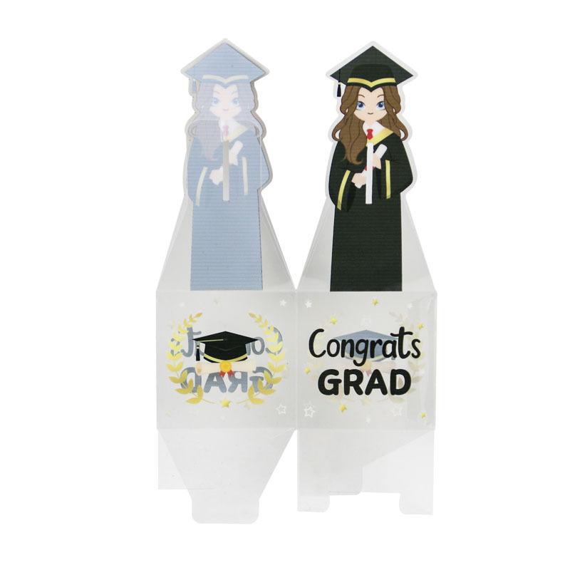 20/10pcs Graduation Party Favor Box Happy Graduation Party Decor for Class of Grad Celebration Party Supplies Candy Box