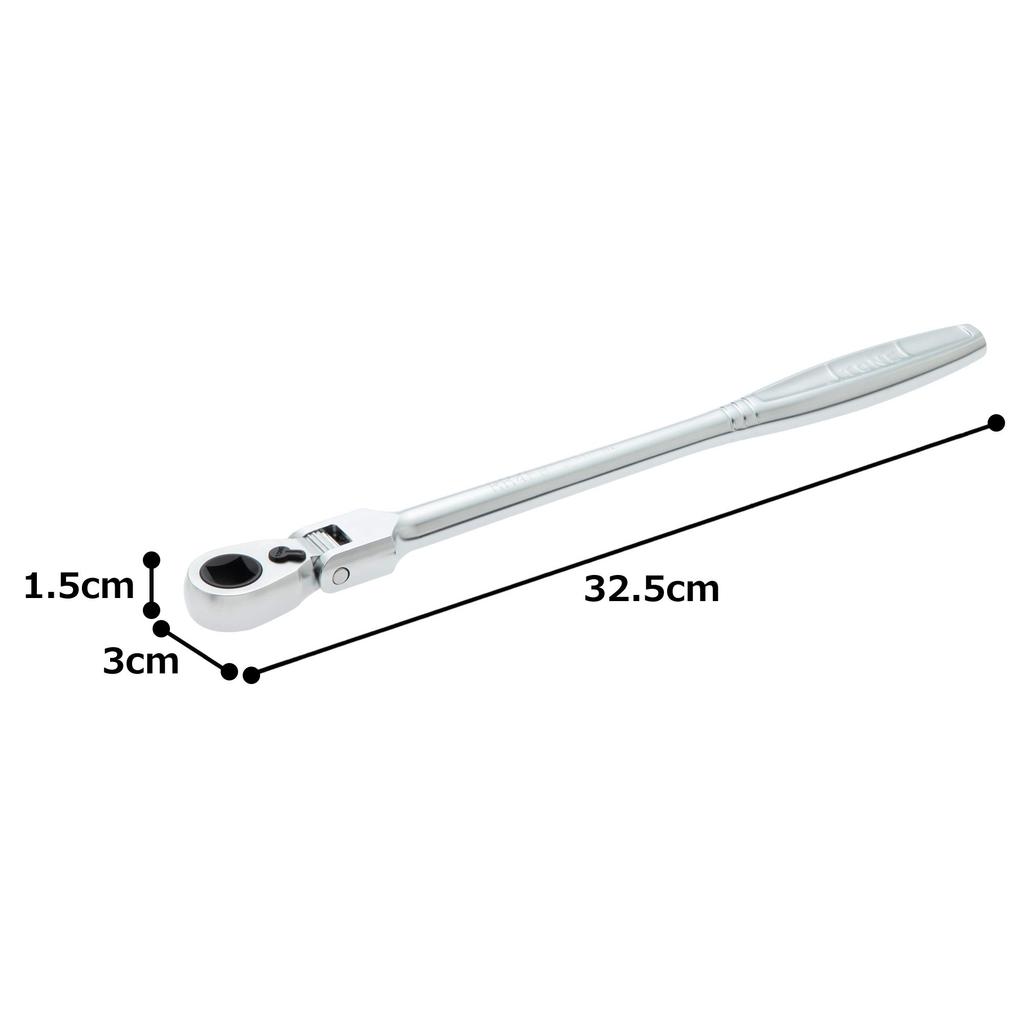 Трещотка с качающейся головкой Tone RH4FB, 1/2" (12.7mm)
