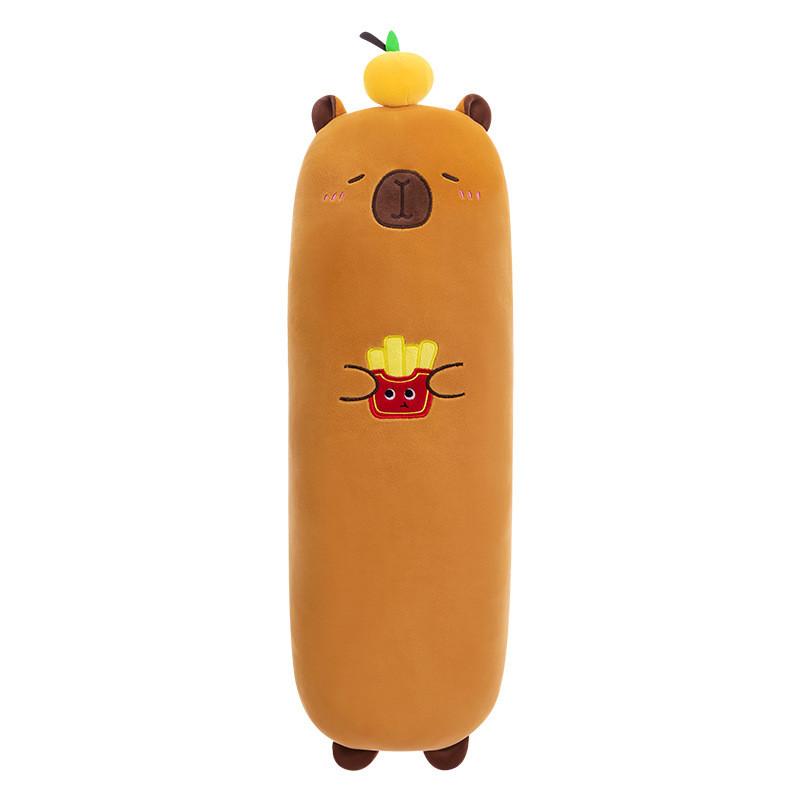 With Capybara French Fries Hamburgers Tree Plush Toy Stuffed Animal Doll Gift
