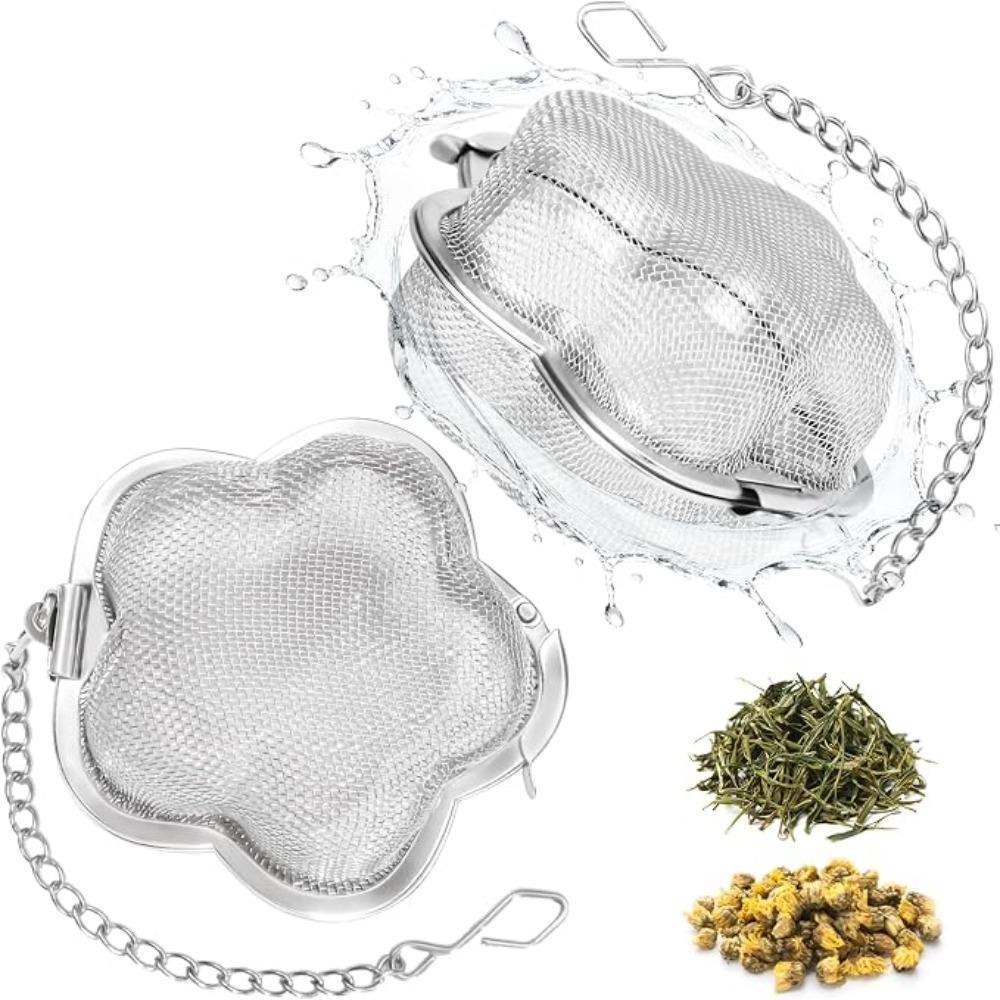 Fine Mesh Tea Strainer Stainless Steel Tea Ball Filter Portable Tea Infuser Ball for Brew Tea