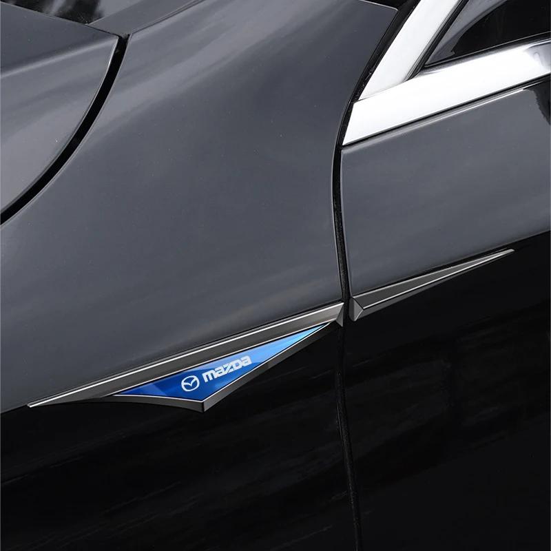 2 шт. для Mazda CX5 CX7 CX4 CX9 CX3 RX8 RX7 MX3 Axela Atenza MX5 MX7 323 626 Декоративная наклейка на крыло, значок на боковую часть кузова автомобиля gyut8
