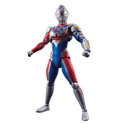 BANDAI SPIRITS Standard Ultraman Decker Flash Type Пластиковая модель 2640764 с цветной кодировкой роста