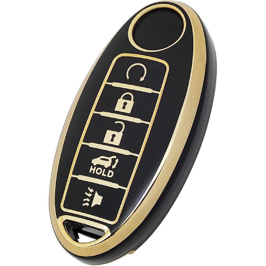 TPU Key Fob Cover fit for Infiniti JX35 Q50 Q60 QX80 for Nissan Altima Murano Pathfinder Maxima Rogue Key Fob