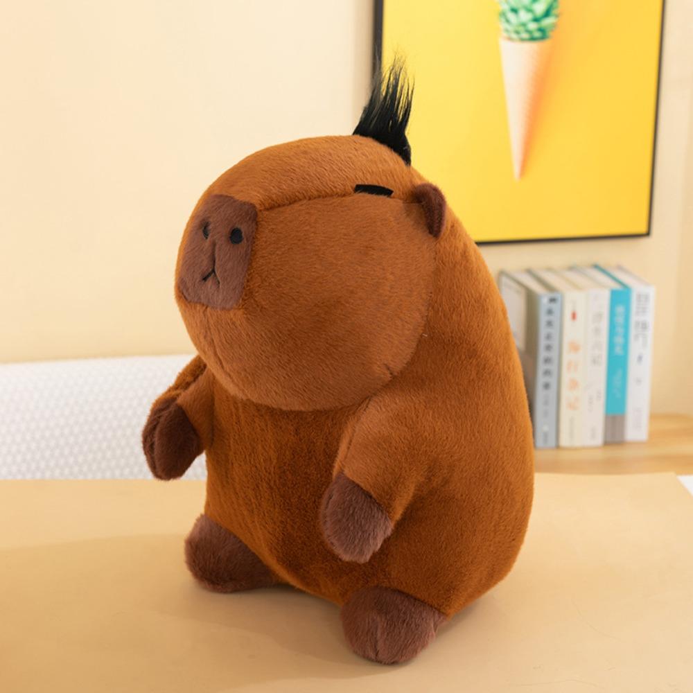 Cartoon Capibara Anime Fluffty Toy Soft Capybara Plush Doll Capybara Plush Toy Birthday Gift