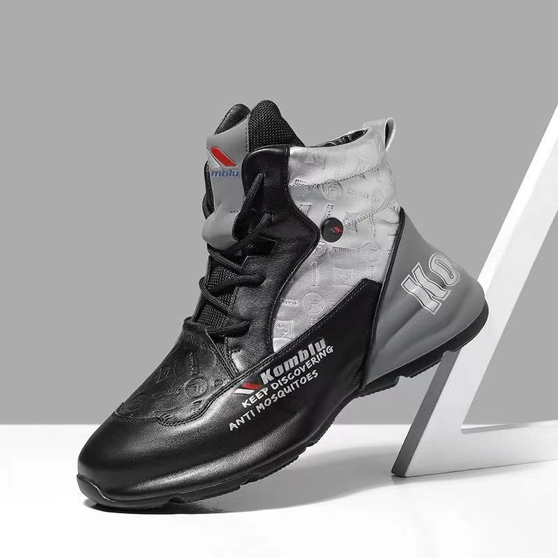 Мужская обувь Европейская станция зима удобная универсальная обувь на высокой подошве модный тренд спортивная мода повседневная обувь