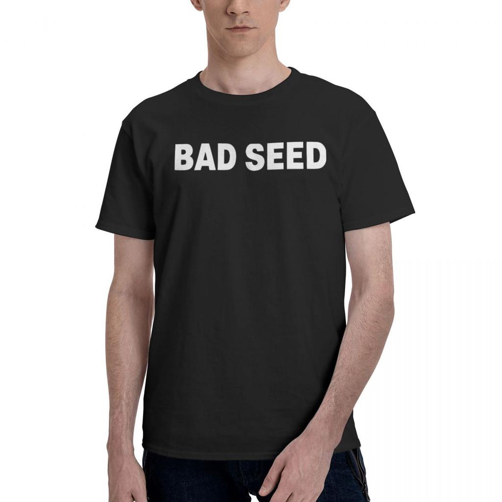 Bad Seed Band 100% Хлопок Повседневный Дышащий Удобный Мужской Топ Смешные Мужские Футболки Мужская Рубашка