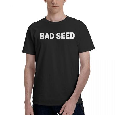 Bad Seed Band 100% Хлопок Повседневный Дышащий Удобный Мужской Топ Смешные Мужские Футболки Мужская Рубашка
