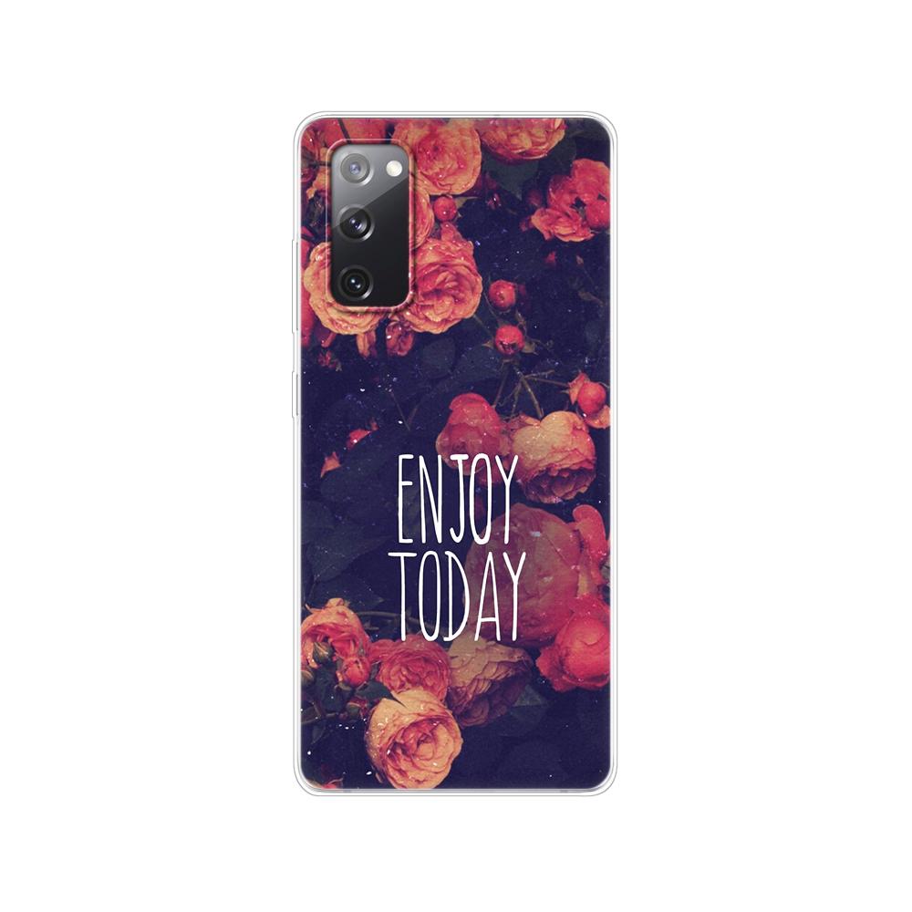 Чехол для Samsung Galaxy S20 FE 6,5 "Мягкий силиконовый чехол из ТПУ на заднюю панель телефона для Samsung S20 fe, бампер GalaxyS20 FE S20FE, принципиально чехол