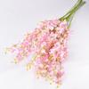 Fivebranch Oncidium Artificial Flower Bundle For Hotel And Event Decoration With Durable Silken Material
