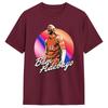 Футболка Bam Adebayo для мужчин  Новинка Хлопковая футболка Круглый вырез Короткий рукав Футболки Подарок на день рождения Топы