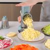 Ручной Роликовый Овощерезка Регулируемая Терка для Нарезки Соломкой для Домашней Кухни Лезвие из Нержавеющей Стали Быстрый Инструмент для Подготовки Овощей с Защитным Кожухом