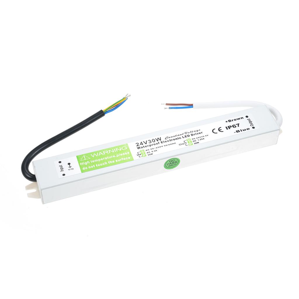 IP67 Водонепроницаемый светодиодный драйвер, переключатель, блок питания, трансформатор, адаптер переменного тока 90 В-250 В в постоянный ток 24 В 50 Вт