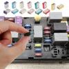 Auto Fuses Assortment Kit 14pcs Portable Slotted Cartridge Fuse For Cars 15A 20A 25A 30A 40A 50A 60A Replacement Fuses Assorted