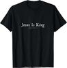Men's Clothing Christian Jesus Is King Design Crown T-shirt Casual Couple Tshirt Tees Fitness T Shirt