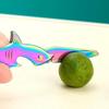 Stainless Steel Fruit Cutter Safe Pocket Cutter Durable Portable Folding Cutter Keychain  Travel