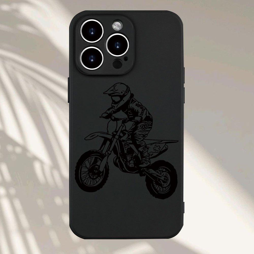 Чехол для телефона мотоциклиста-эндуриста подходит для iPhone 17 16 15 14 13 12 11 Pro/ Max /Plus противоударная задняя крышка