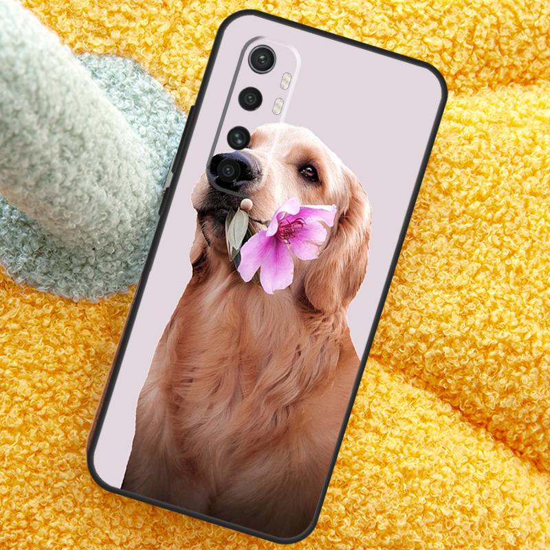 Golden Retriever Dog Case For POCO X3 X4 X5 F5 Pro M5s C40 F4 GT F3 Cover For Xiaomi 12T 11T Pro 12 13 Lite 12X