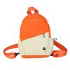 Simple Blocking Color Designed Neutral Casual Backpack For Outings Daily
