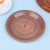 10 шт. 7-дюймовая ретро-имитация древесного зерна одноразовая посуда тарелка бумажный поднос украшение на день рождения праздничная вечеринка предмет домашнего обихода