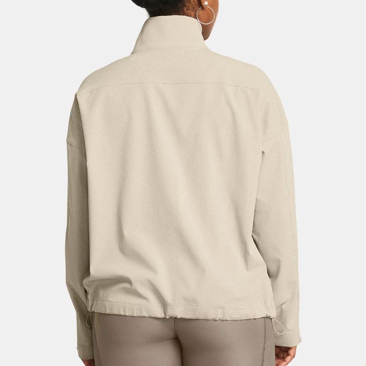 Under Armour UA Unstoppable Logo Color Block Повседневная удобная дышащая куртка Женские куртки Хаки 1385895-289