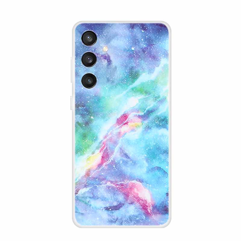 6.7" For Samsung S24 FE 5G Case Marble Soft Clear TPU Silicone Phone Covers for Samsung Galaxy S24 FE Case Bumper S24FE S 24FE