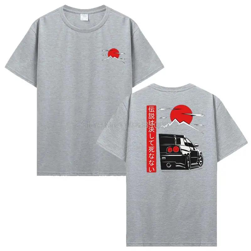 Japanese Style Car T Shirt Original Design EU Size 100% Cotton T-shirt Anime Funny Tshirt Tops Hip Hop Tee Streetwear
