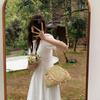 2026 Новая летняя пляжная соломенная женская сумка через плечо Бохо-цепочка с ракушками Плетеная из ротанга ручной работы Сумка-кошелек Дорожная сумка на плечо для отпуска