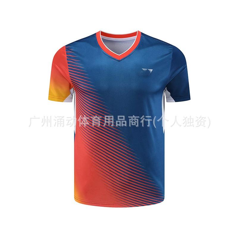 Unisex Badminton Sport T-Shirt Quick-Dry Breathable Athletic Top Men Women Couples Training Match Wear