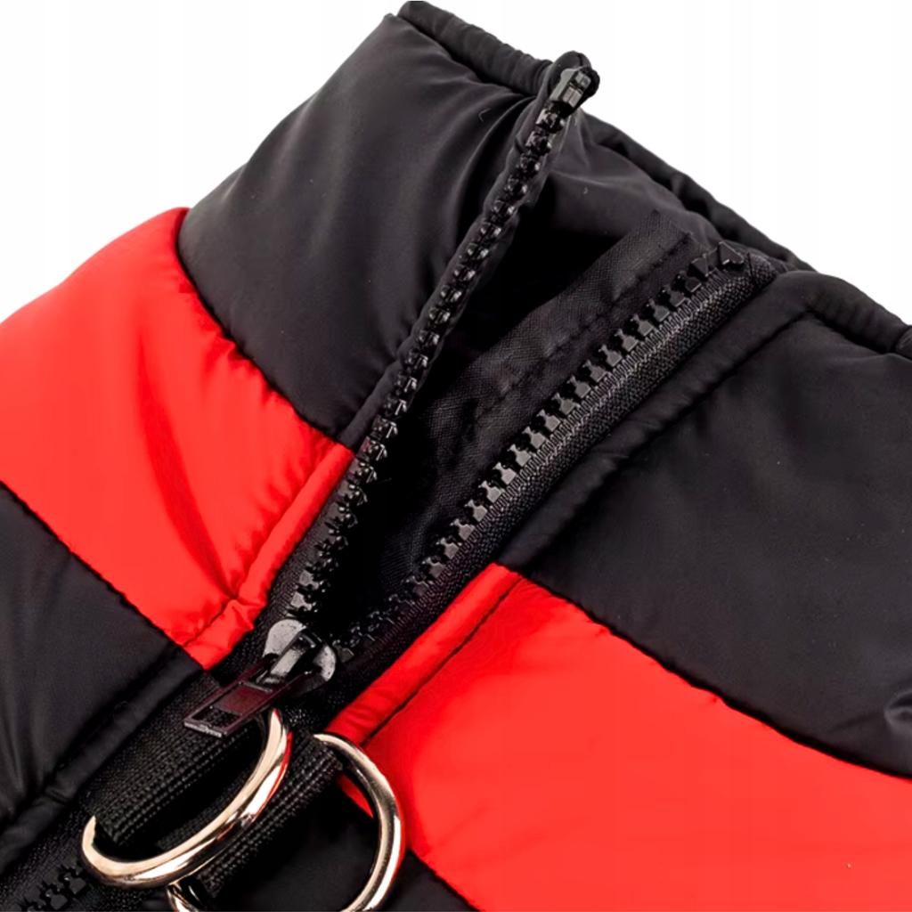 Dog Cat Clothes Vest Jacket Waterproof Zipper Insulated Size M