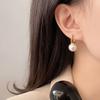 Pearl Ear Buckle Light Luxury High-end Earrings French Elegant Temperament Earrings Niche Design