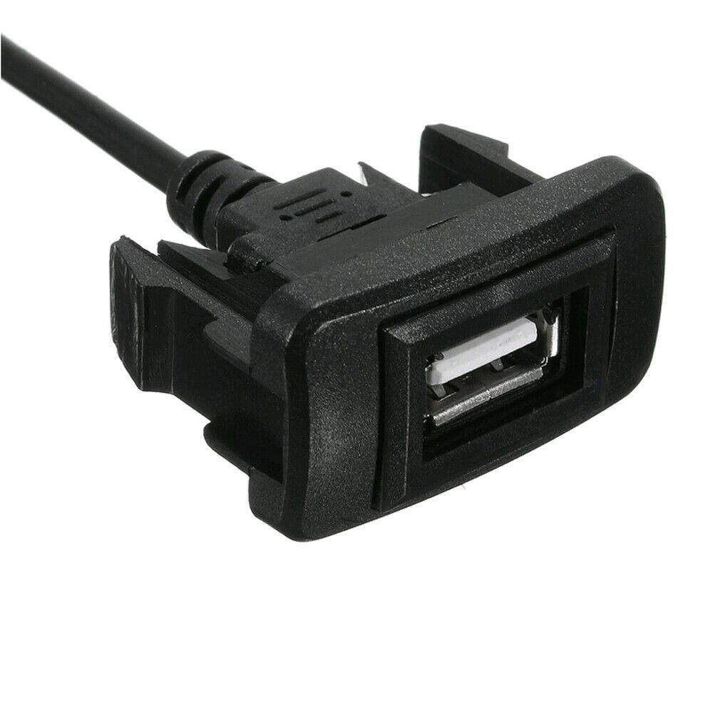 Удлинительный кабель USB-адаптер Черный Автомобильная центральная консоль