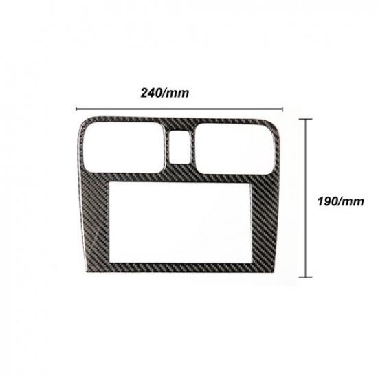 Carbon Fiber Interior Central Air Vent Cover Trim For Subaru Forester 2005-08