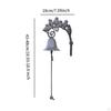 Cast Iron Door Bell,Doorbell Bird Wall Mounted Outdoor Dinner Bell Hanging Decoration Entry