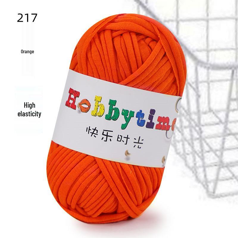 Пряжа из полосок ткани DIY Набор для вязания крючком: Сумка ручной работы, Материал для вязания подушек, ковров и кукол