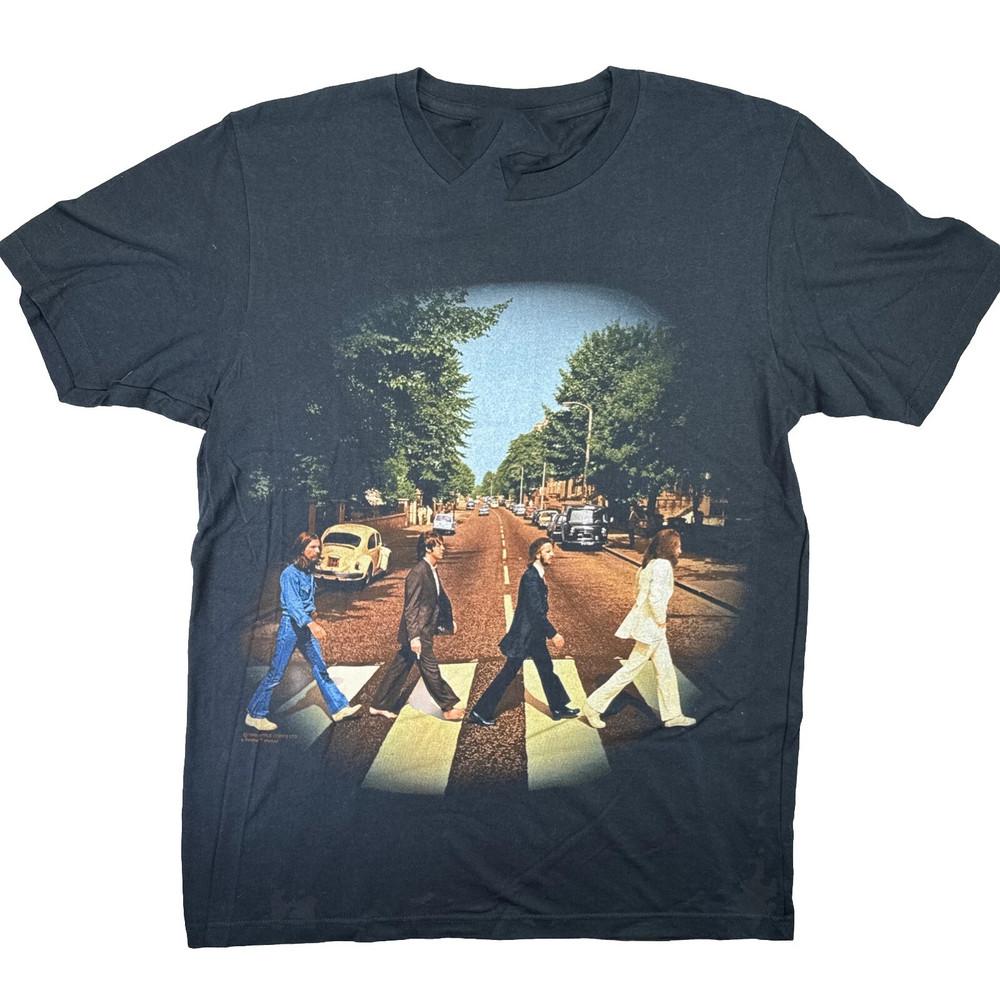 The Beatles Abbey Road Стиль винтаж Репринт Классический рок S–4XL Унисекс Футболка