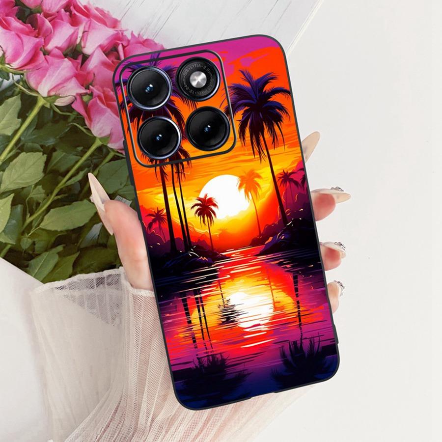 Чехол для телефона Motorola Edge 70 Fusion 2026 Чехол Милые Кошки Печать Мягкий Силиконовый Чехол для Moto Edge70 fusion XT2605-1 Funda