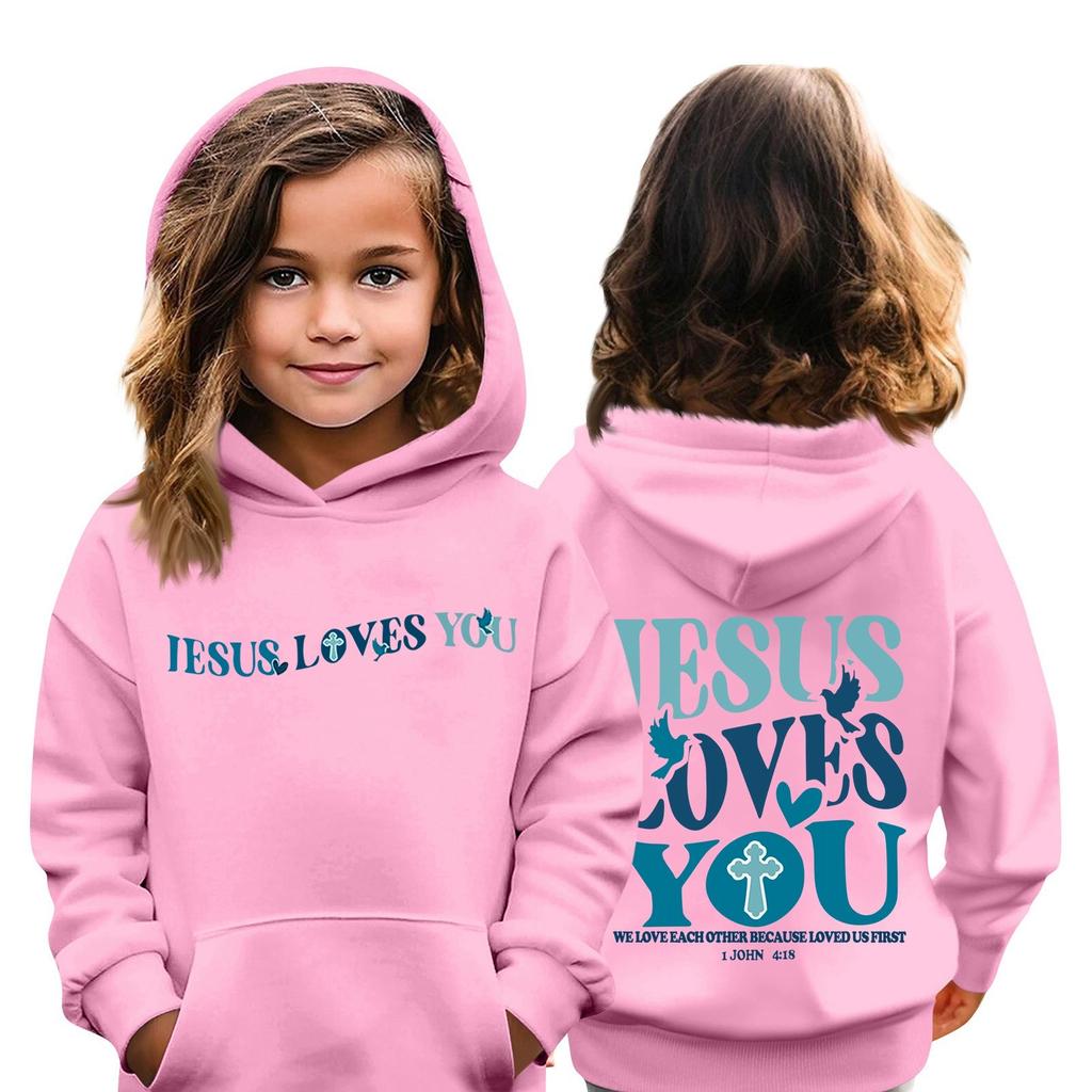 Детская толстовка с капюшоном для мальчиков и девочек, модная принтованная толстовка с длинными рукавами и карманом