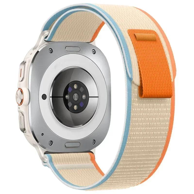 Нейлоновый ремешок Trail Loop для Samsung Galaxy Watch Ultra 47 мм Без зазоров Спортивный браслет Ремешок для Samsung Watch Ultra band Correa