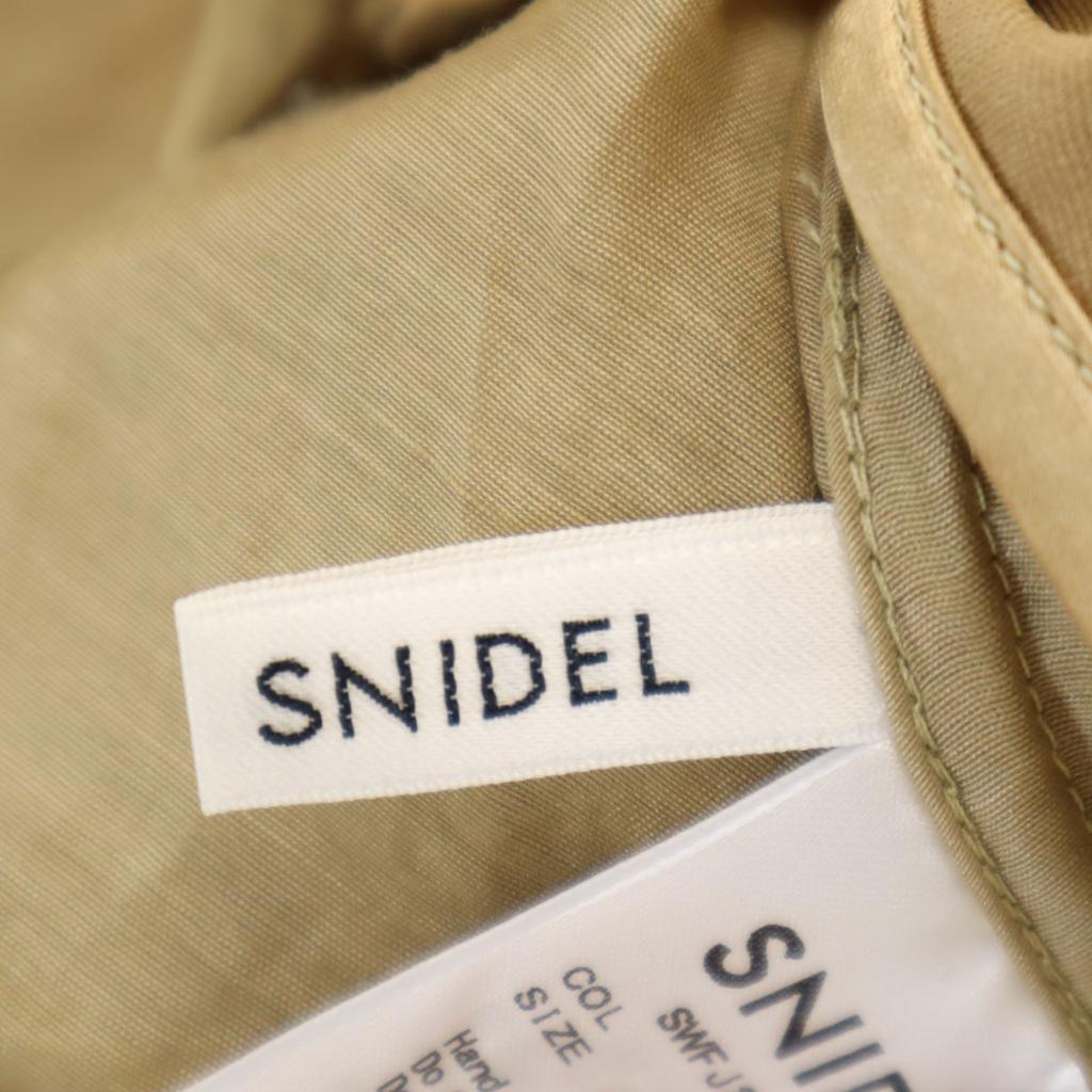 Неиспользованный SNIDEL Блузон с длинным рукавом Прозрачный Бежевый Куртка Женский Б/У